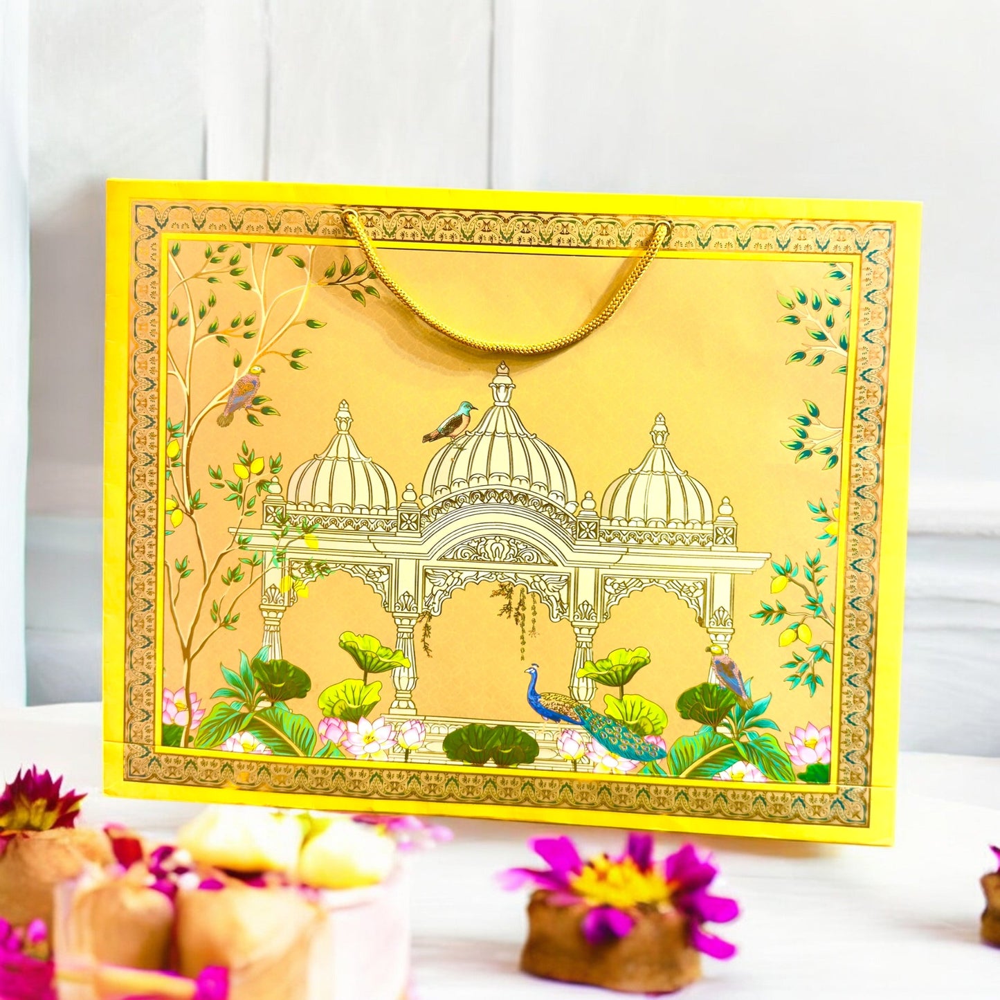 Yellow Palace Bhaji Box(With bag) Pack of 10