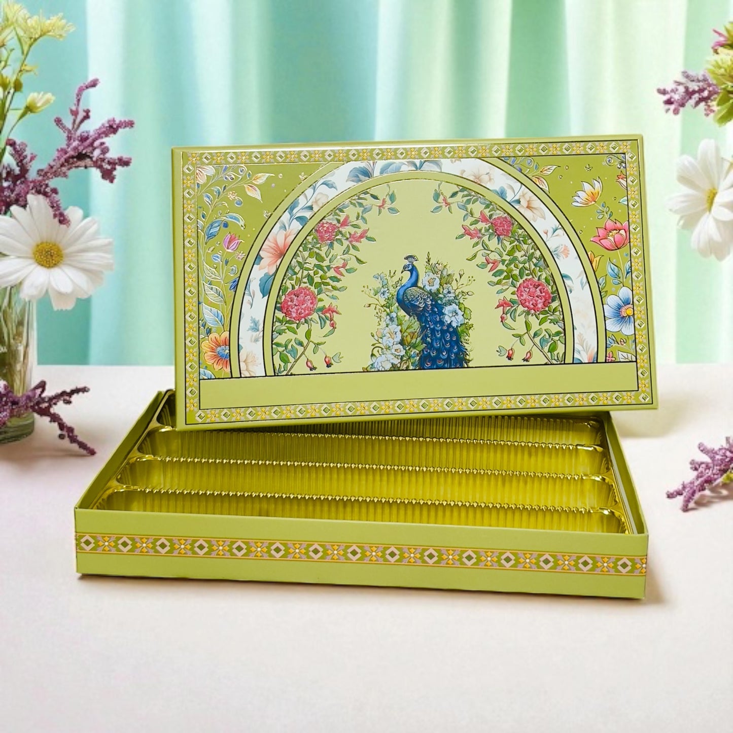 Green Peacock Sweet box(Pack of 10)
