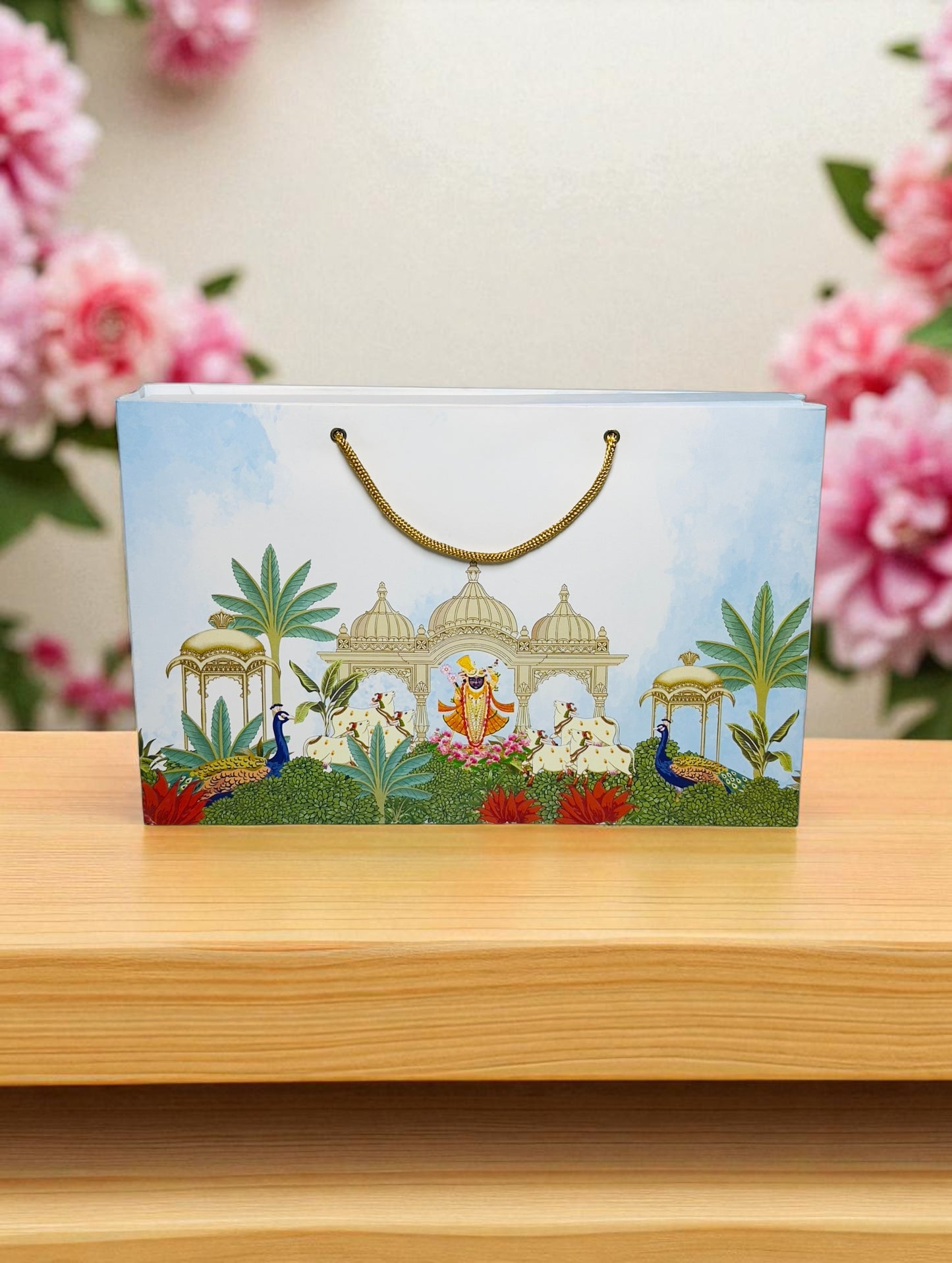 Shrinath ji File Sweet Box with bag (Pack of 10)