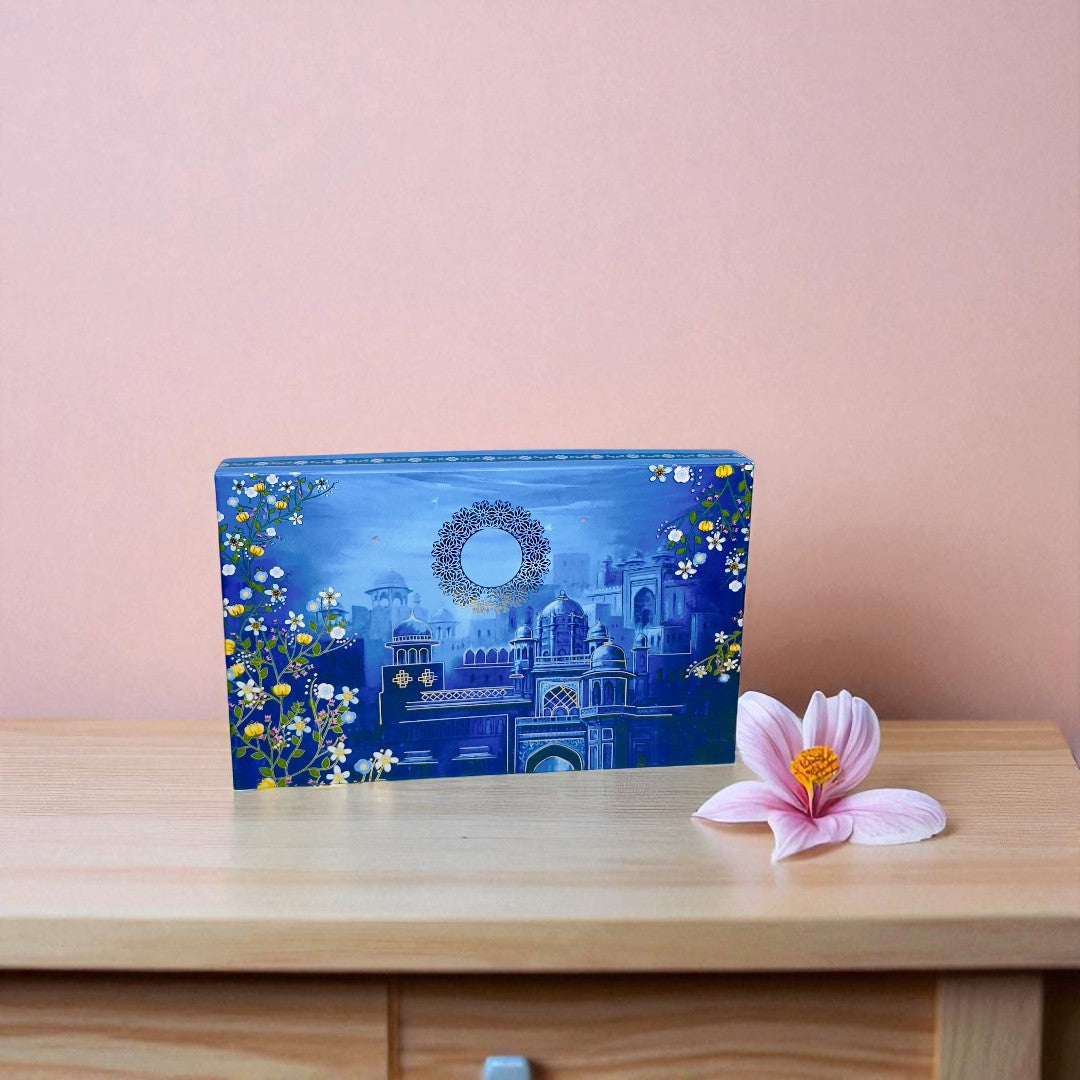 Blue Mahal Sweet Box with bag (Pack of 10)