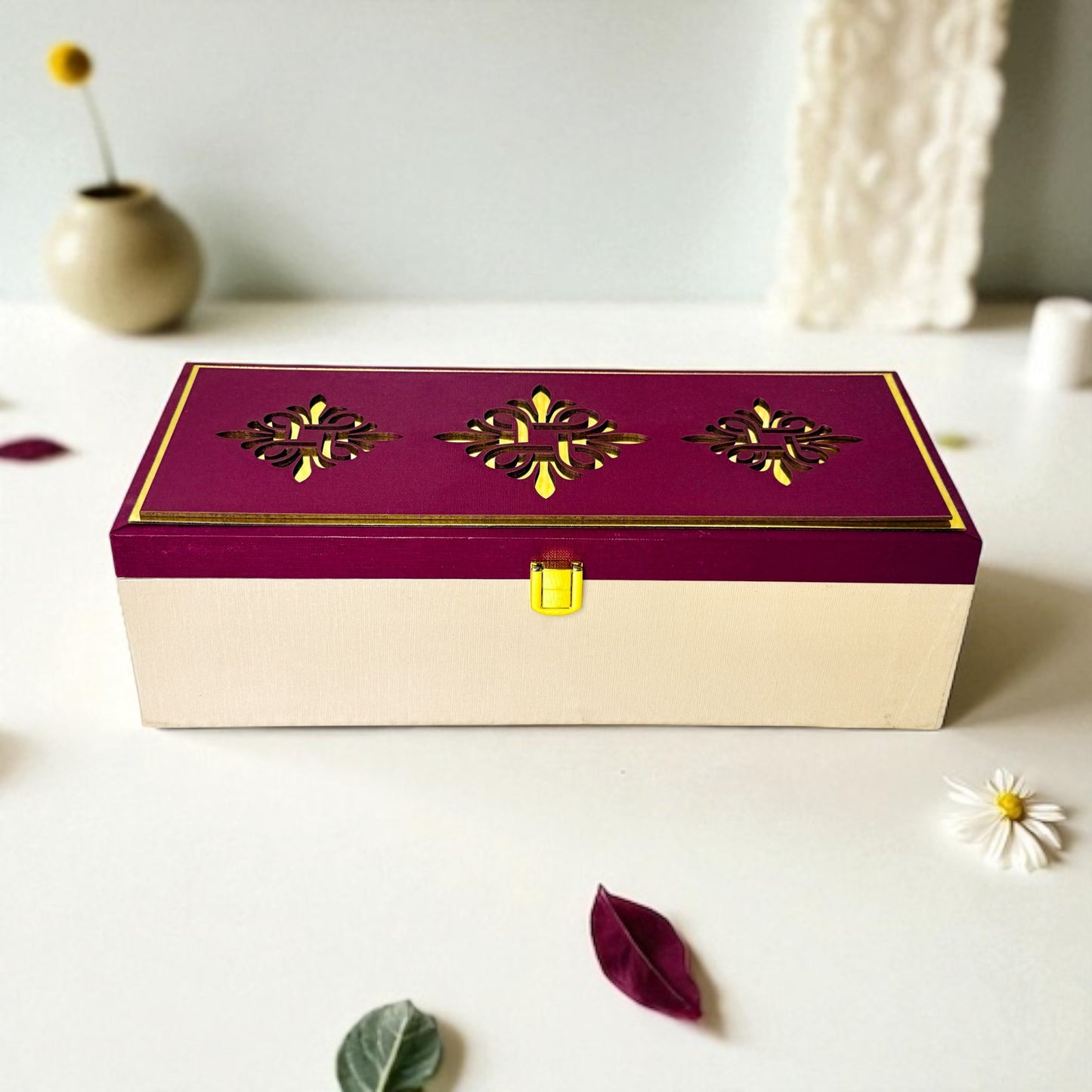 Premium Red 3 Jar box (With Bag)