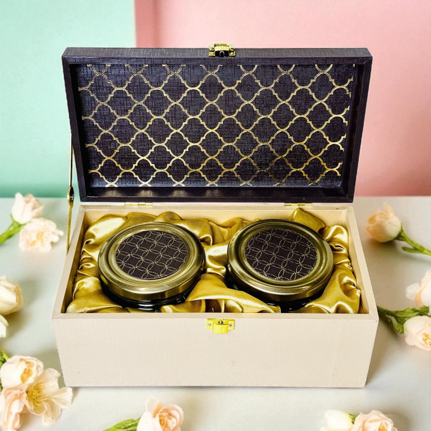Premium Brown 2 jar box (With Bag)
