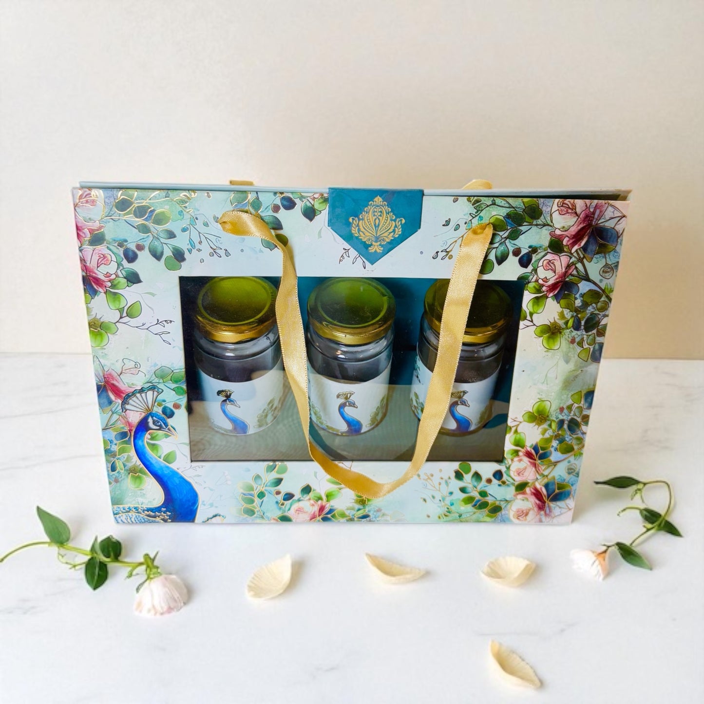 Peacock 3 Jar Triangle