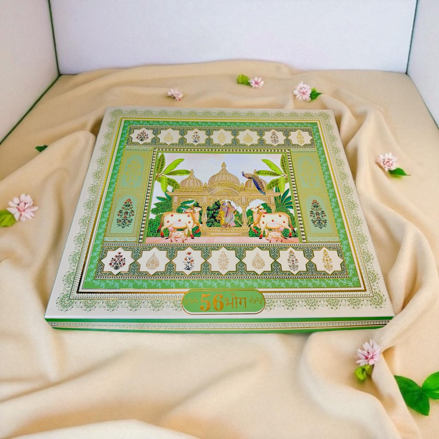 Radha Krishna 56 Bhog Bhaji Box (Pack of 10)