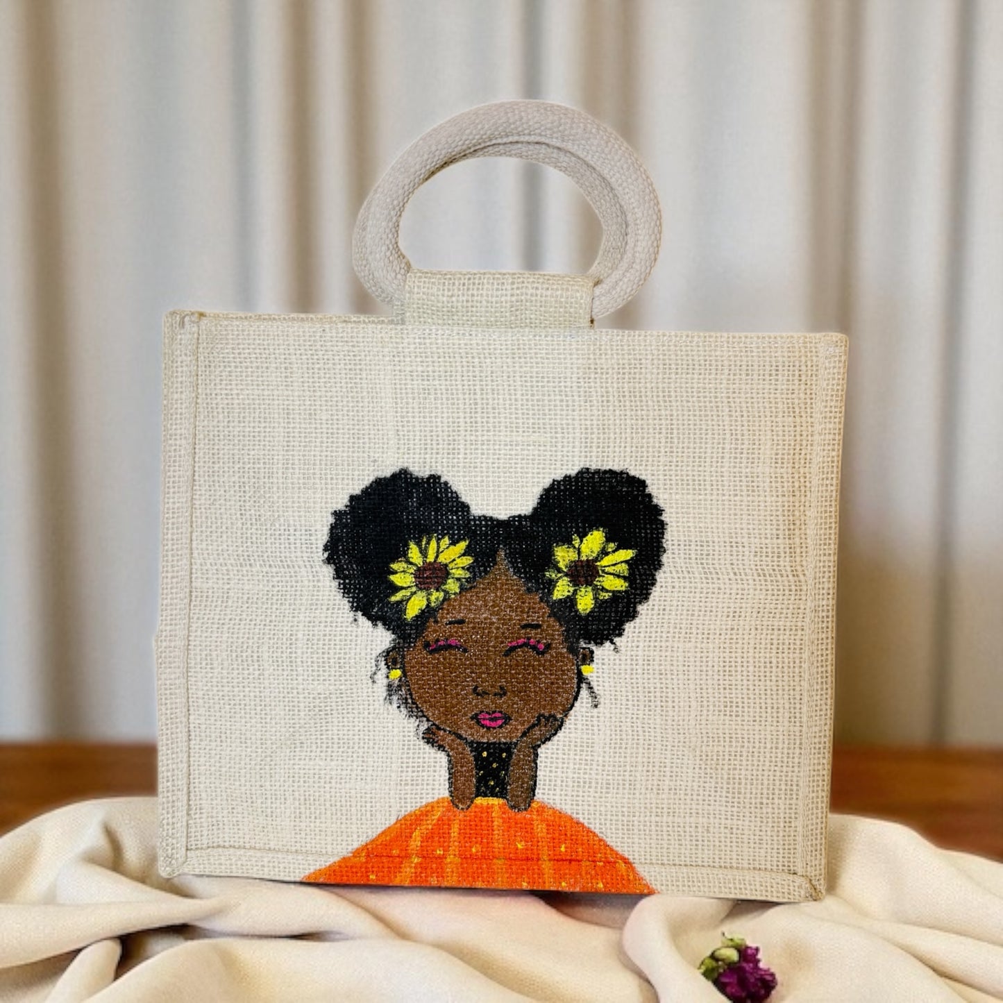 Little Girl Jute Bag