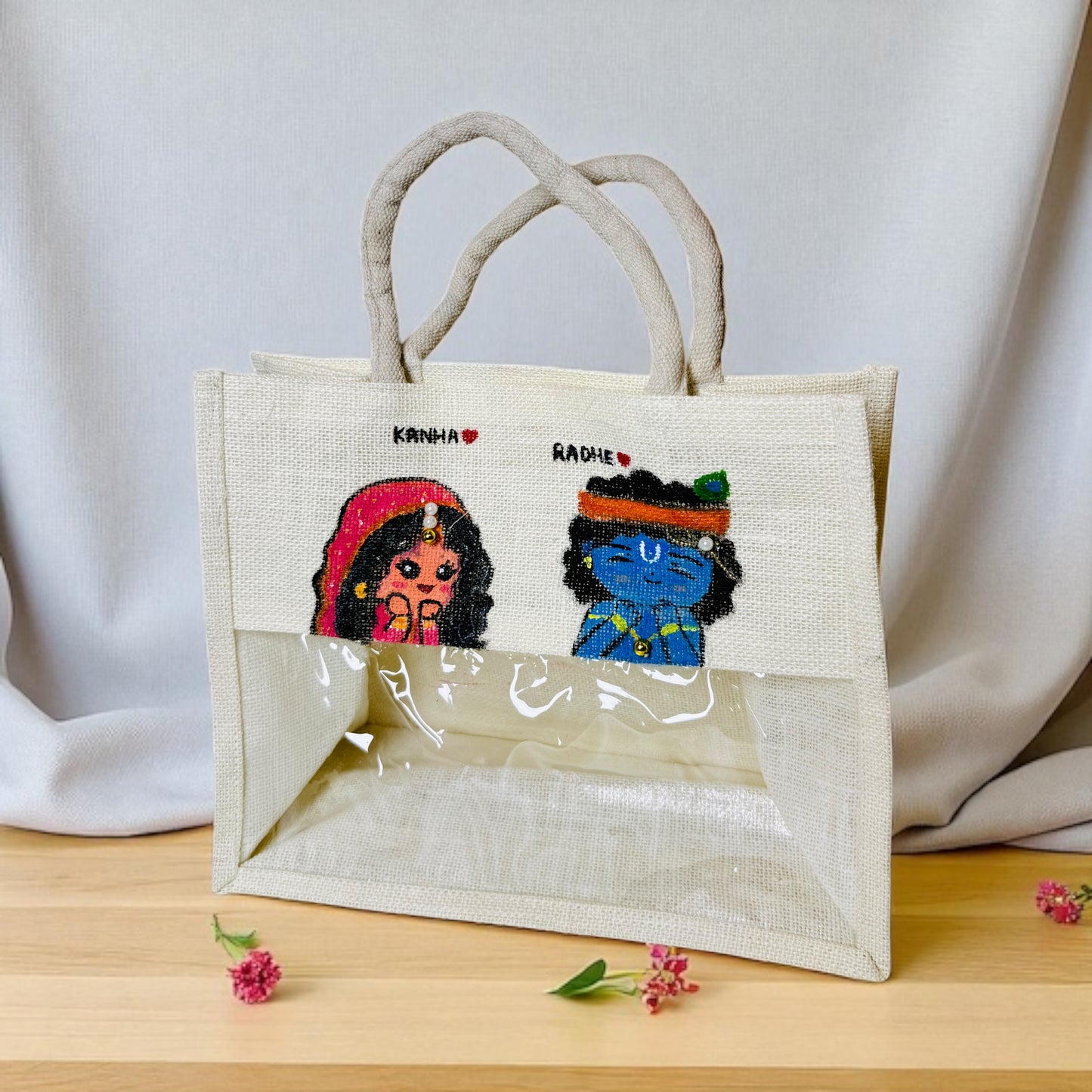 Radha Krishan Jute Bag