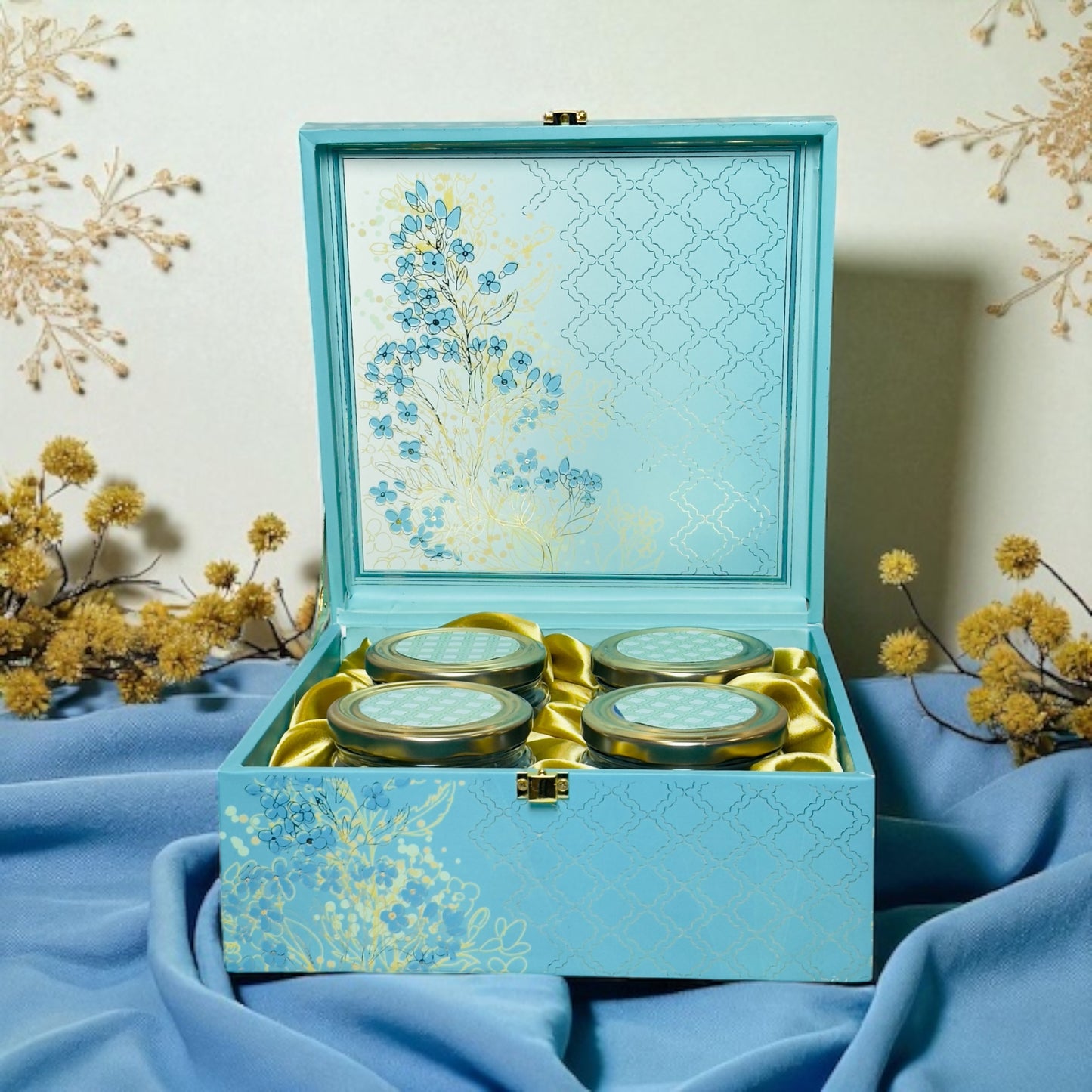 Blue Tree 4 Jar box (With Bag)