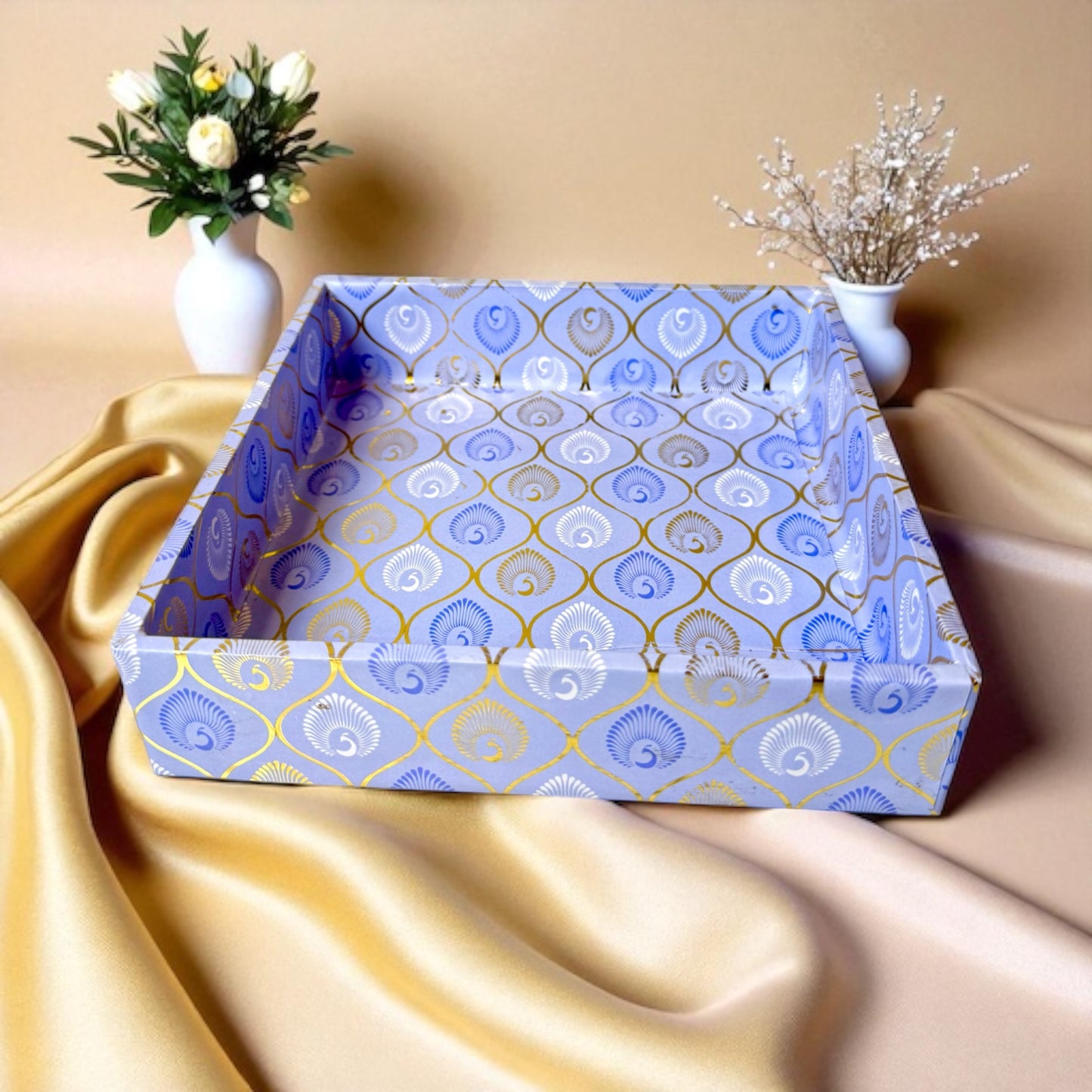 Lavender/Mustrad MDF Tray (Pack Of 10)