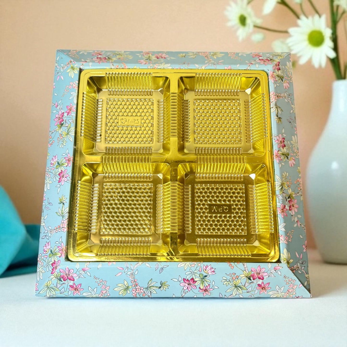 MDF Square Dryfruit Tray (Pack Of 10)
