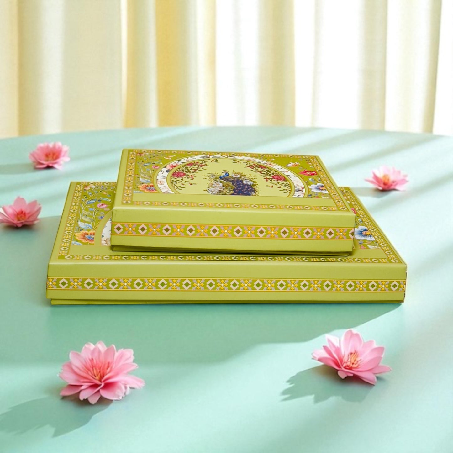 Green Peacock Sweet box(Pack of 10)