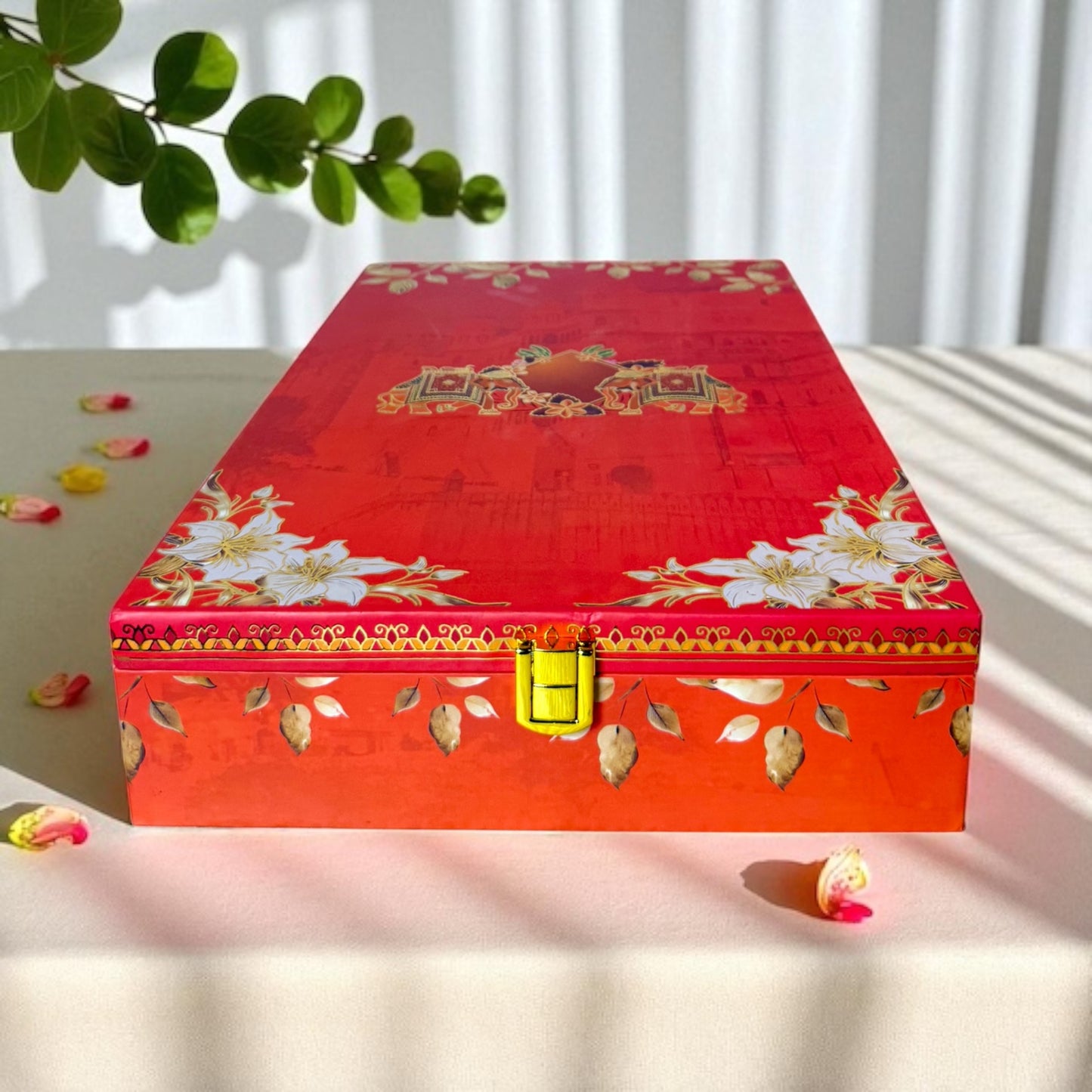 Orange Elephant sweet box (With Bag) Pack Of 10