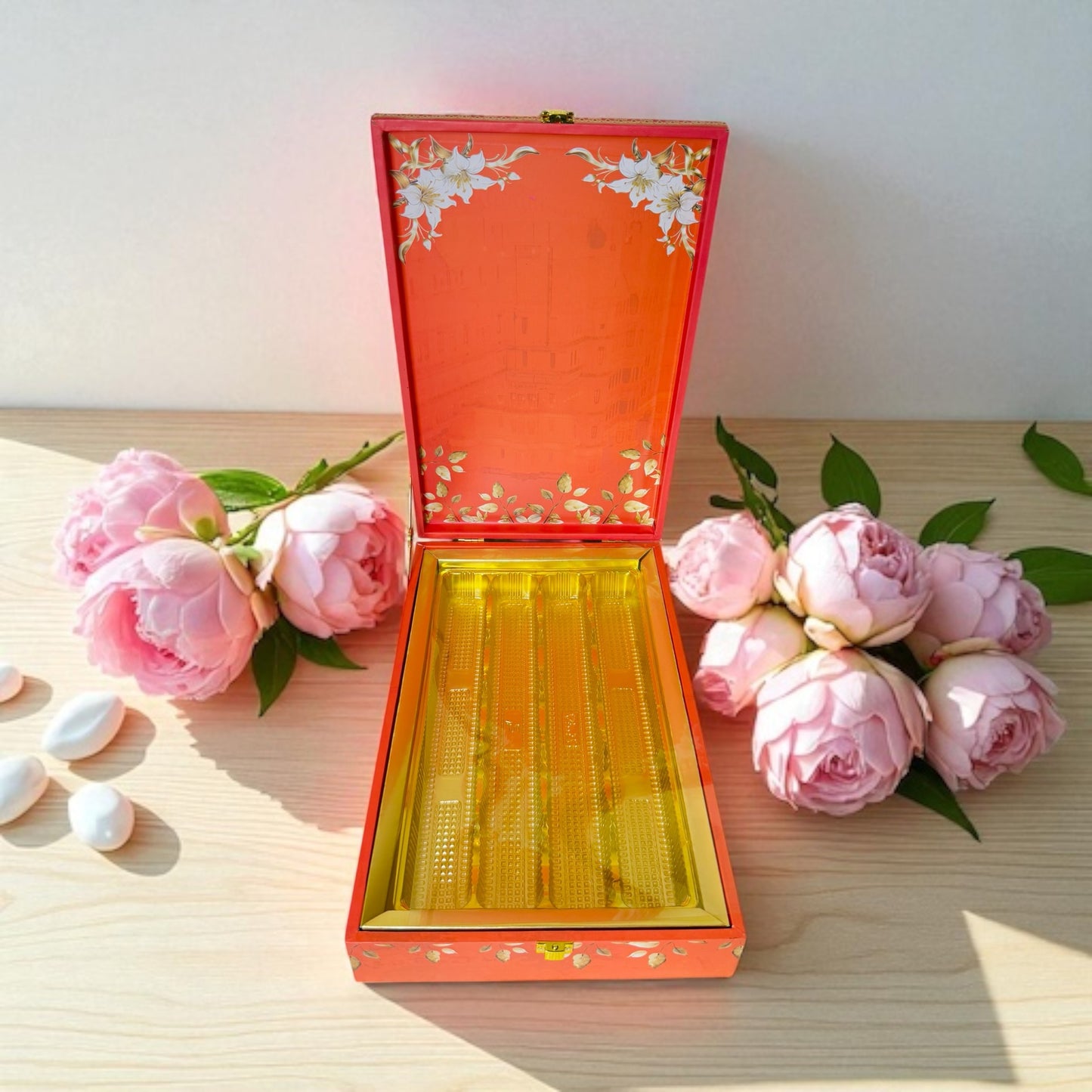 Orange Elephant sweet box (With Bag) Pack Of 10