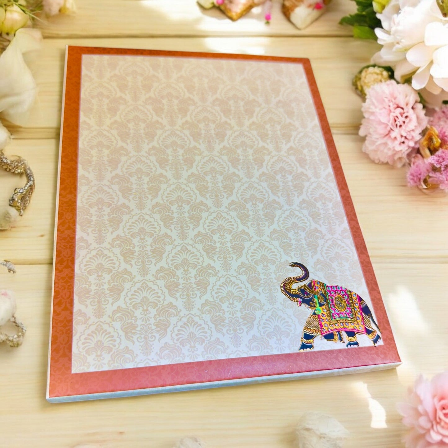 Double Elephant Wedding Card