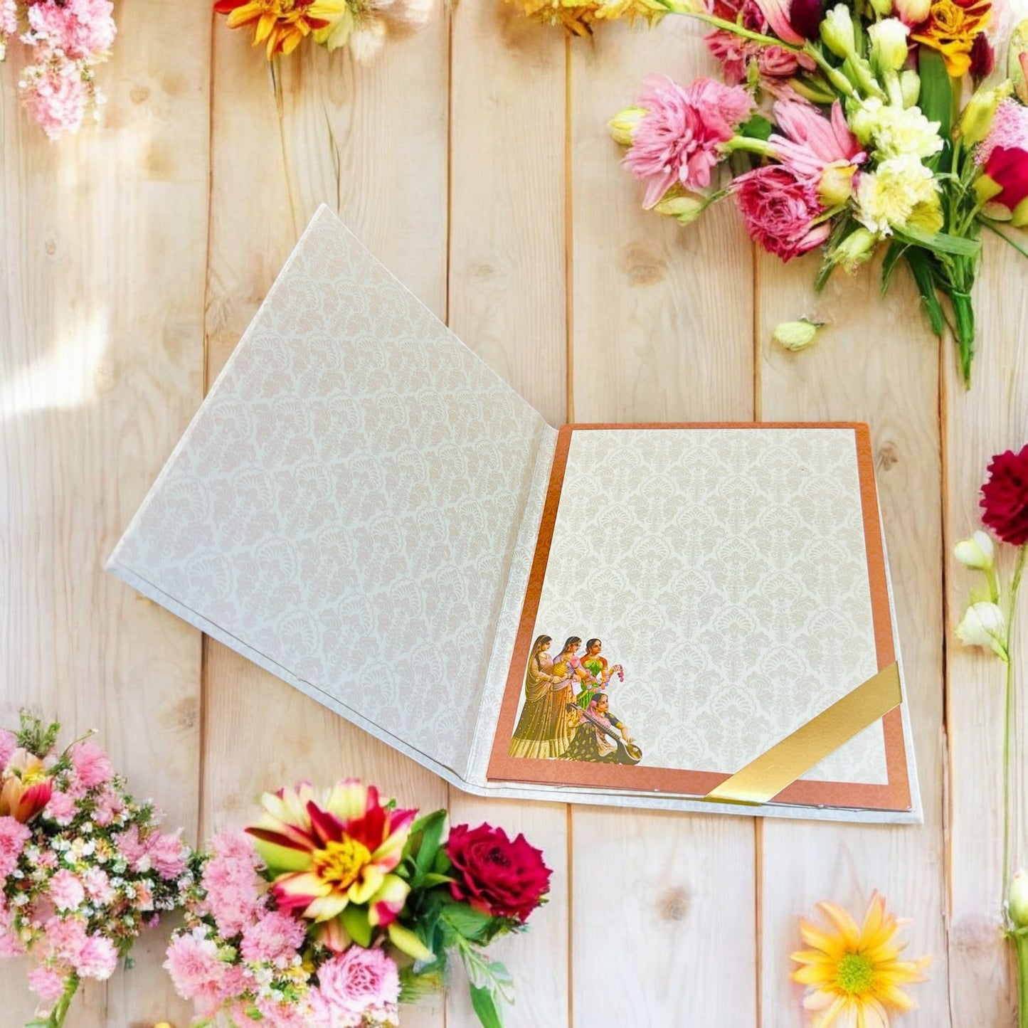 Double Elephant Wedding Card