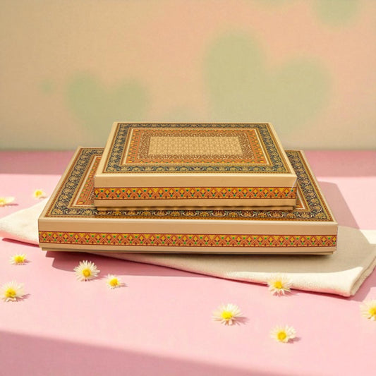 Orange Mat Sweet box(Pack of 10)