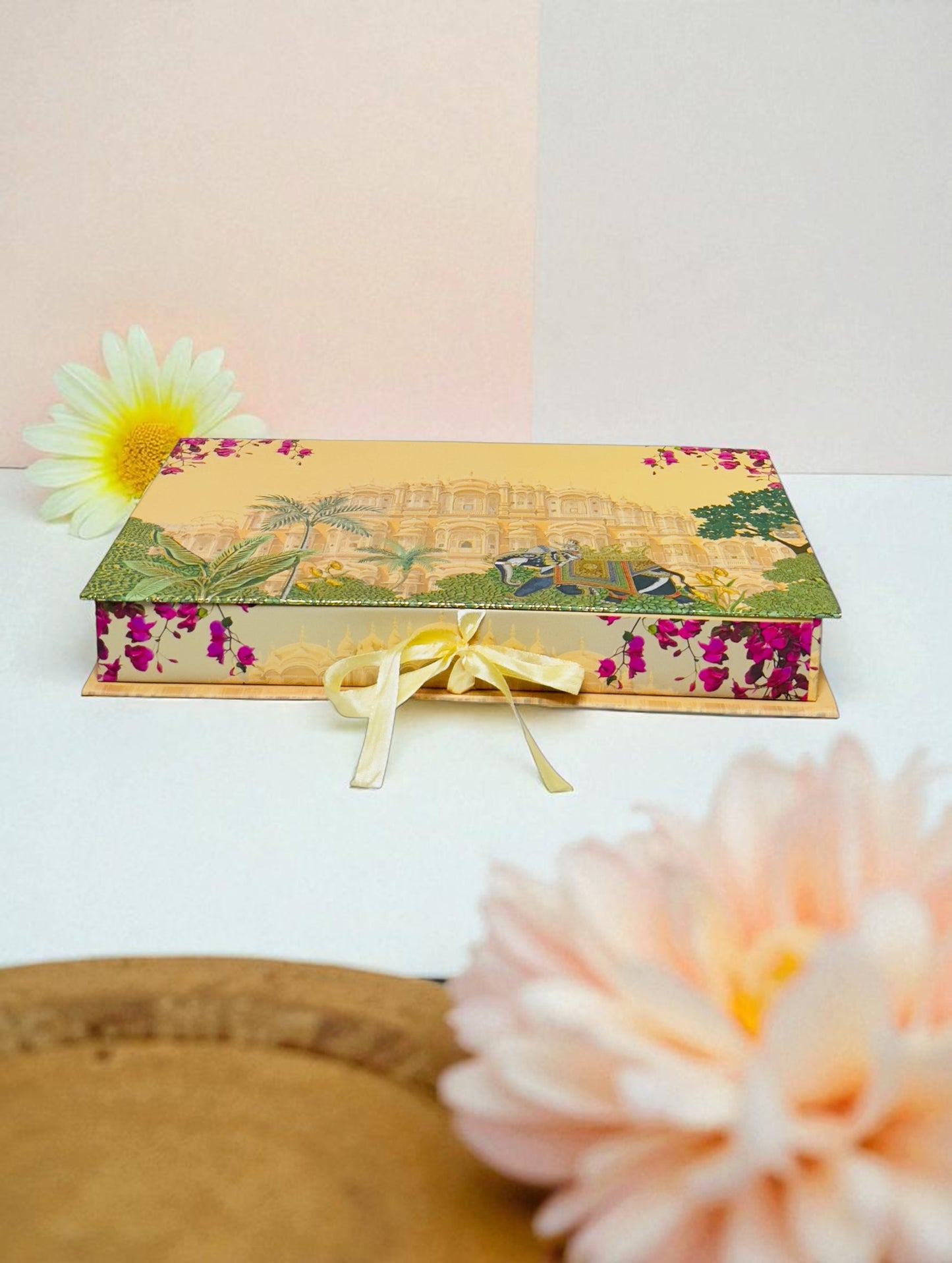 Hawa Mahal File Sweet Box with bag (Pack of 10)