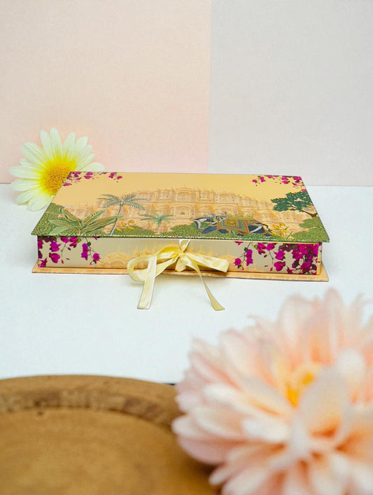Hawa Mahal File Sweet Box with bag (Pack of 10)