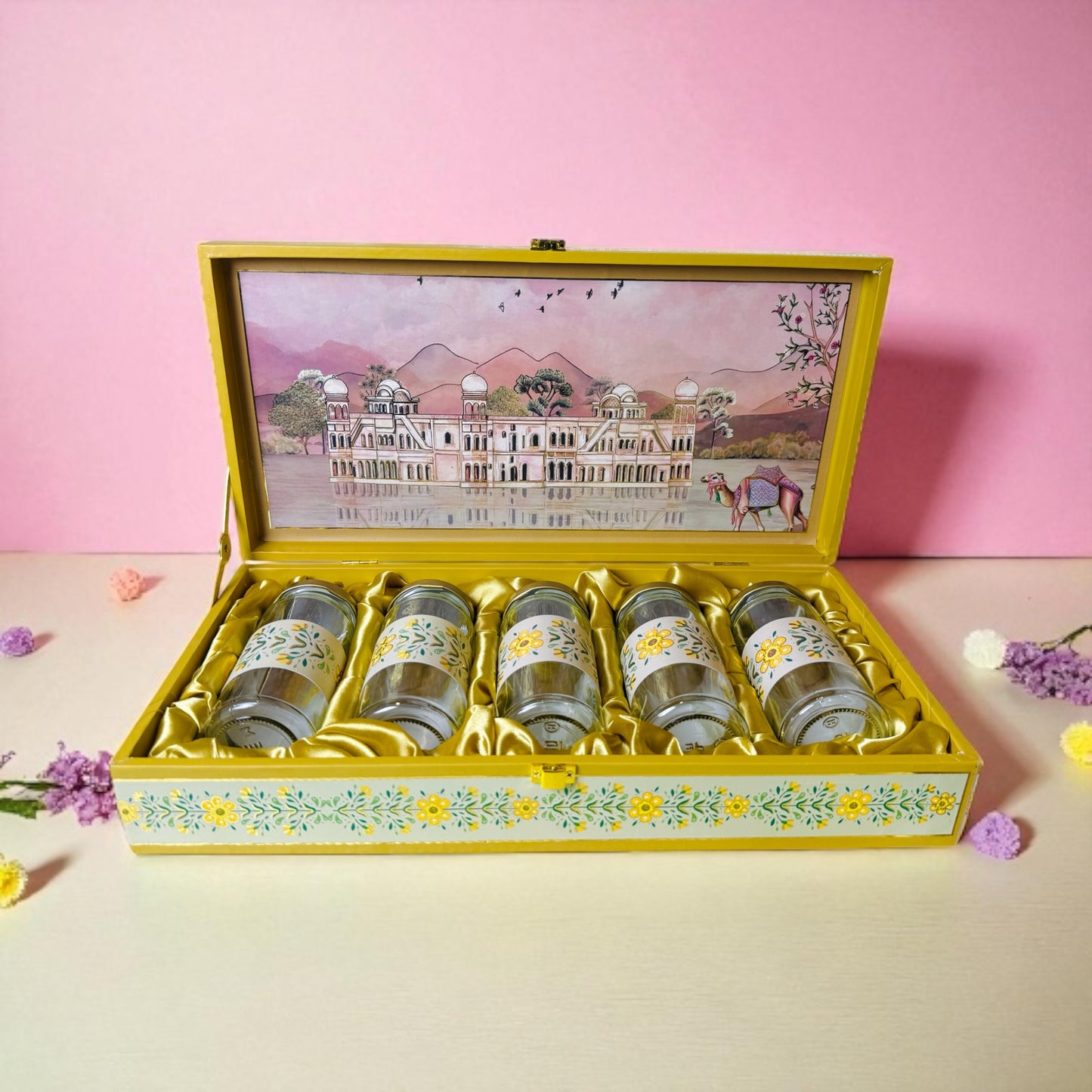 Yellow Green Palace 5 Jar box (with Bag)