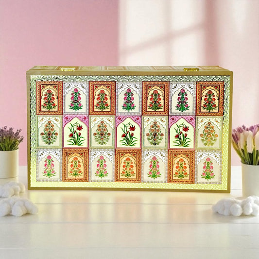 Multi Floral 4 Jar box (With Bag)
