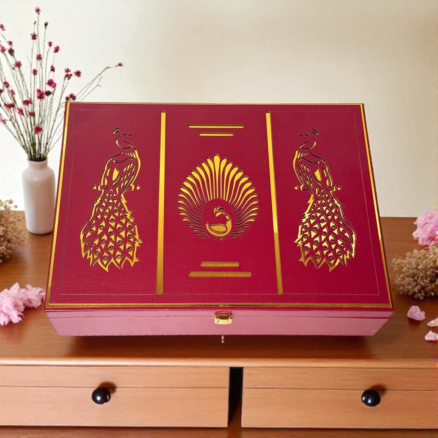 Royal Peacock Box (Red)
