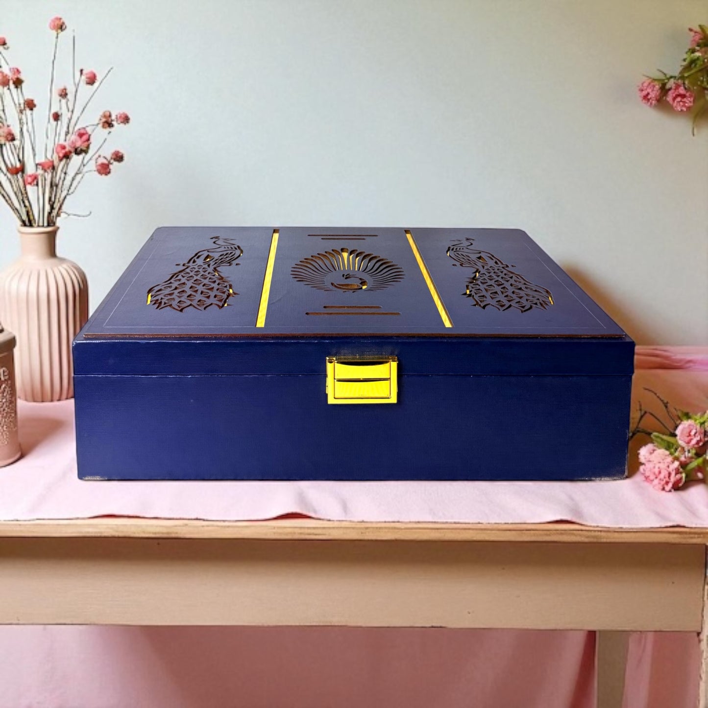 Royal Peacock Box (Blue)