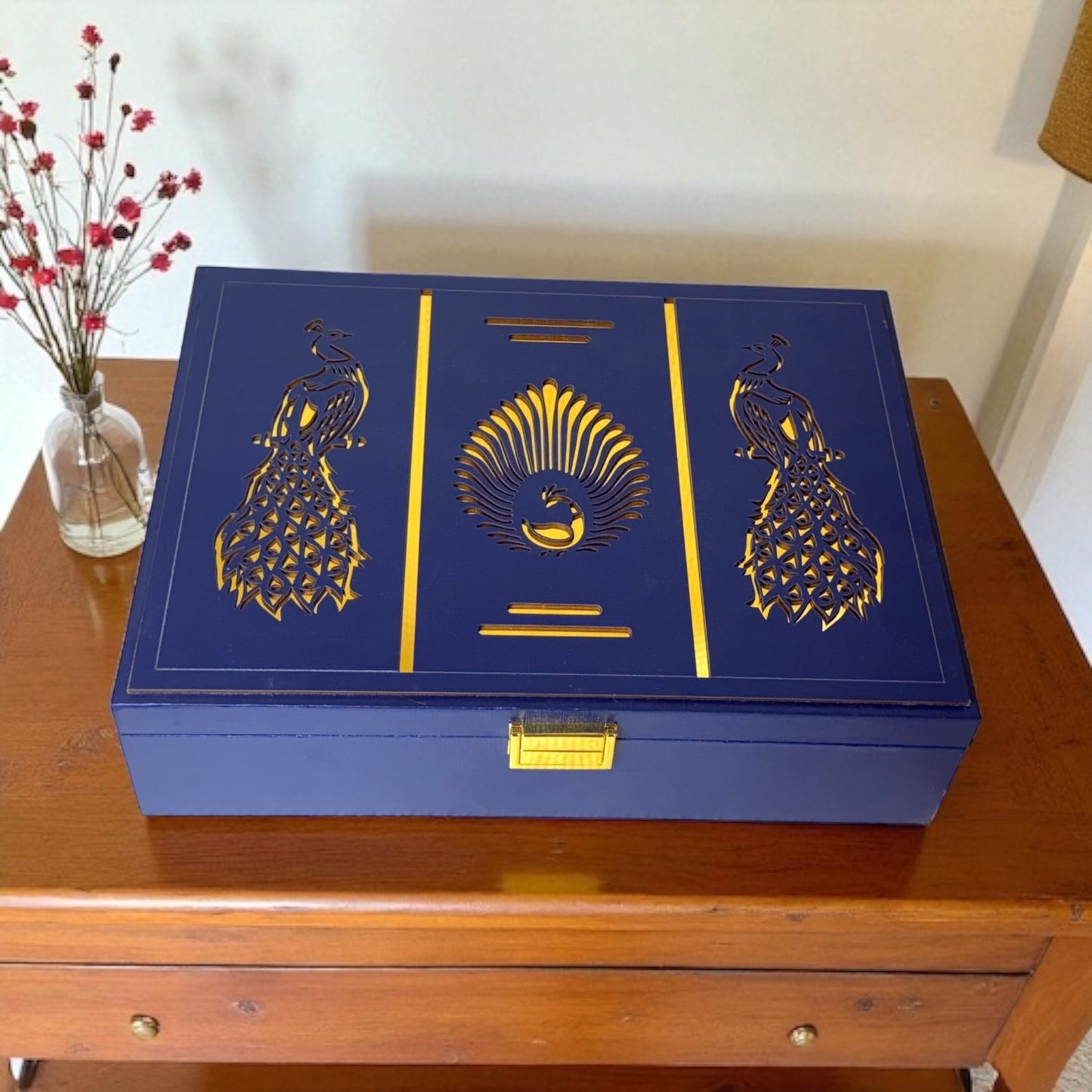 Royal Peacock Box (Blue)