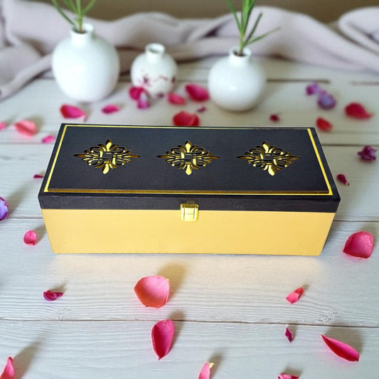 Premium Brown 3 Jar box (With Bag)