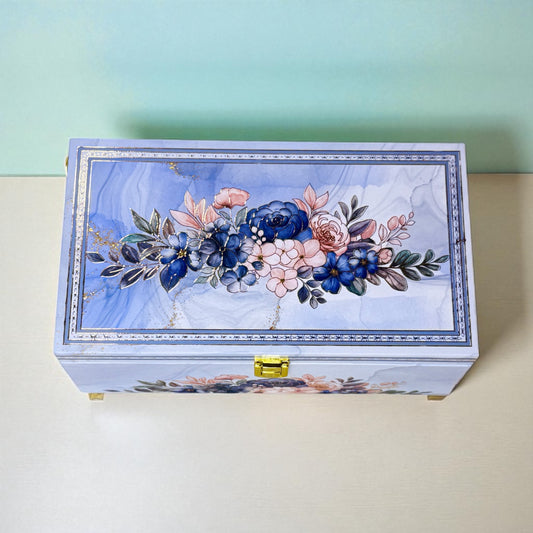 Marble Floral 2 jar box(With Bag)