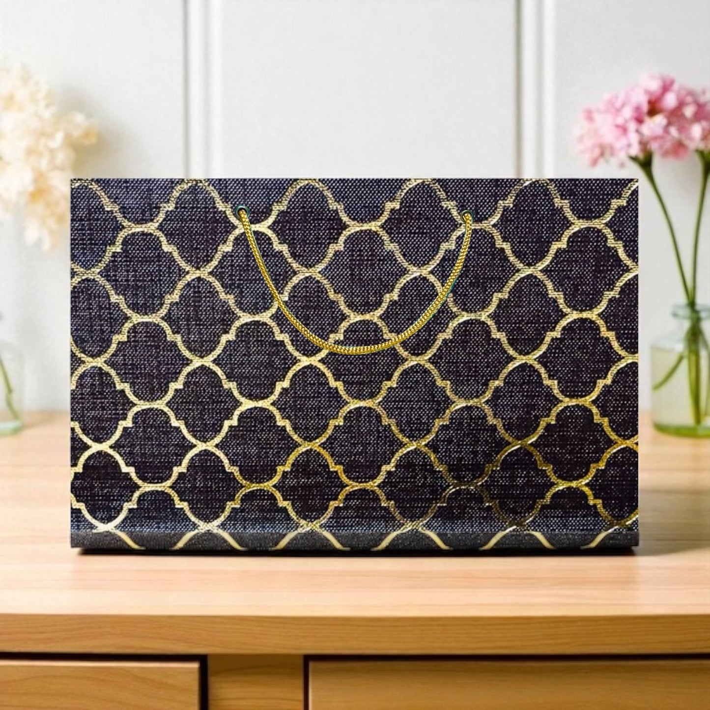 Premium Brown 3 Jar box (With Bag)