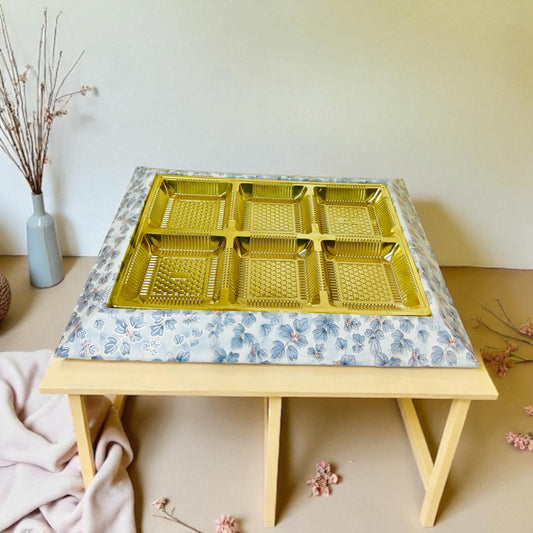 MDF Rectangle Dryfruit Tray (Pack Of 10)