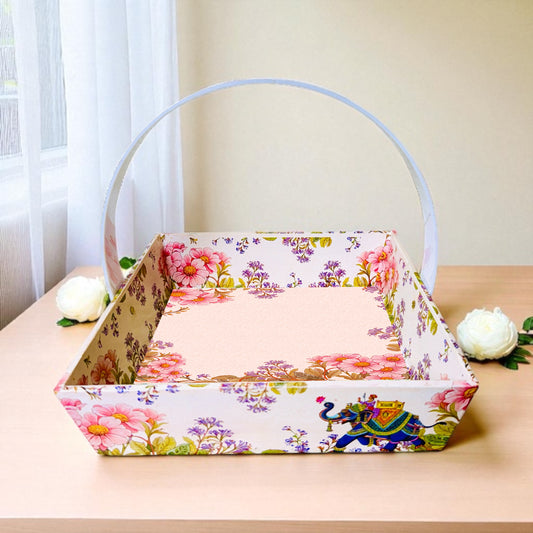 Elephant MDF Acrylic Handle Tray (Pack Of 10)