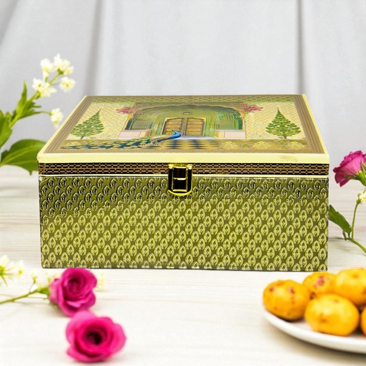 Green Peacock 4 Jar box(With Bag)