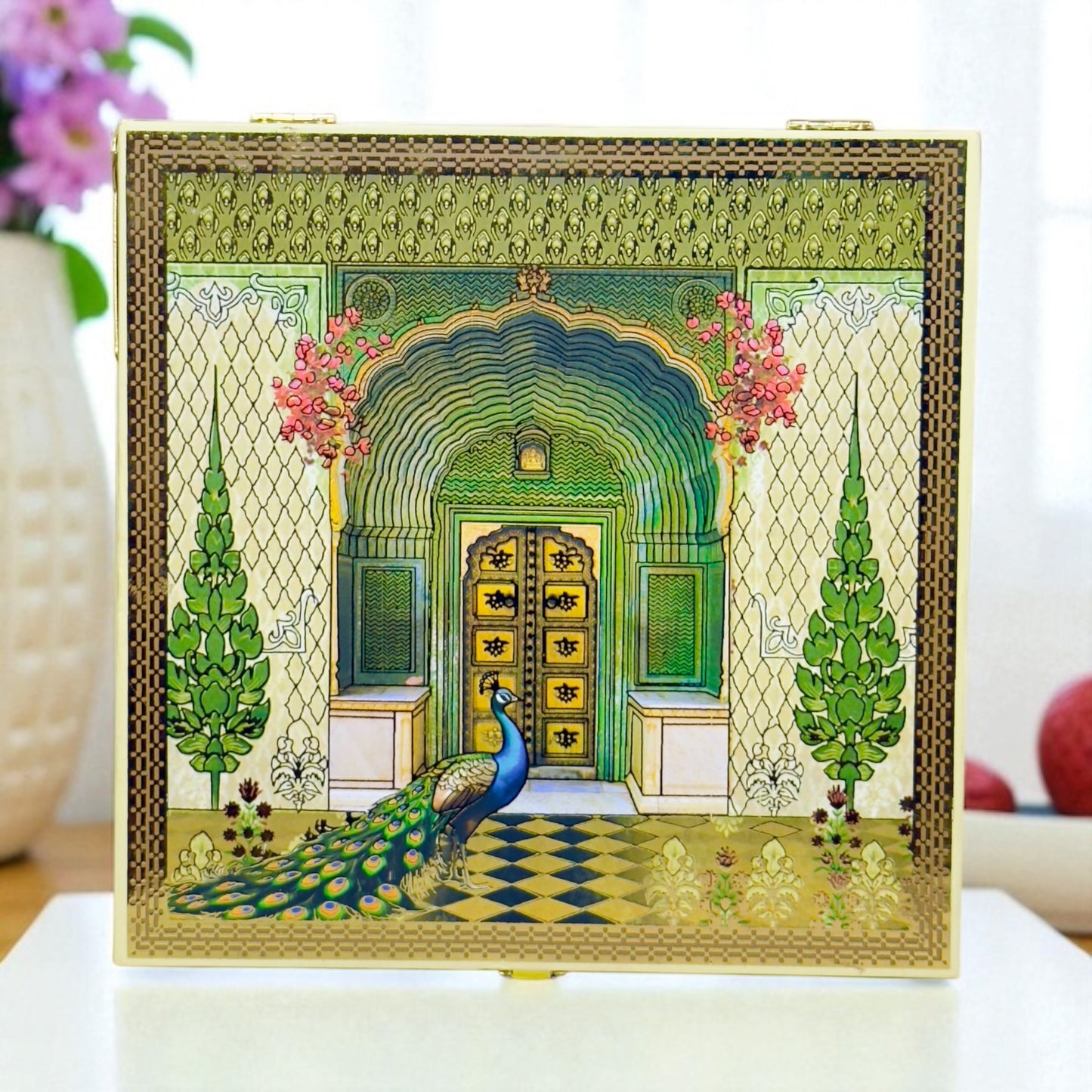 Green Peacock 4 Jar box(With Bag)