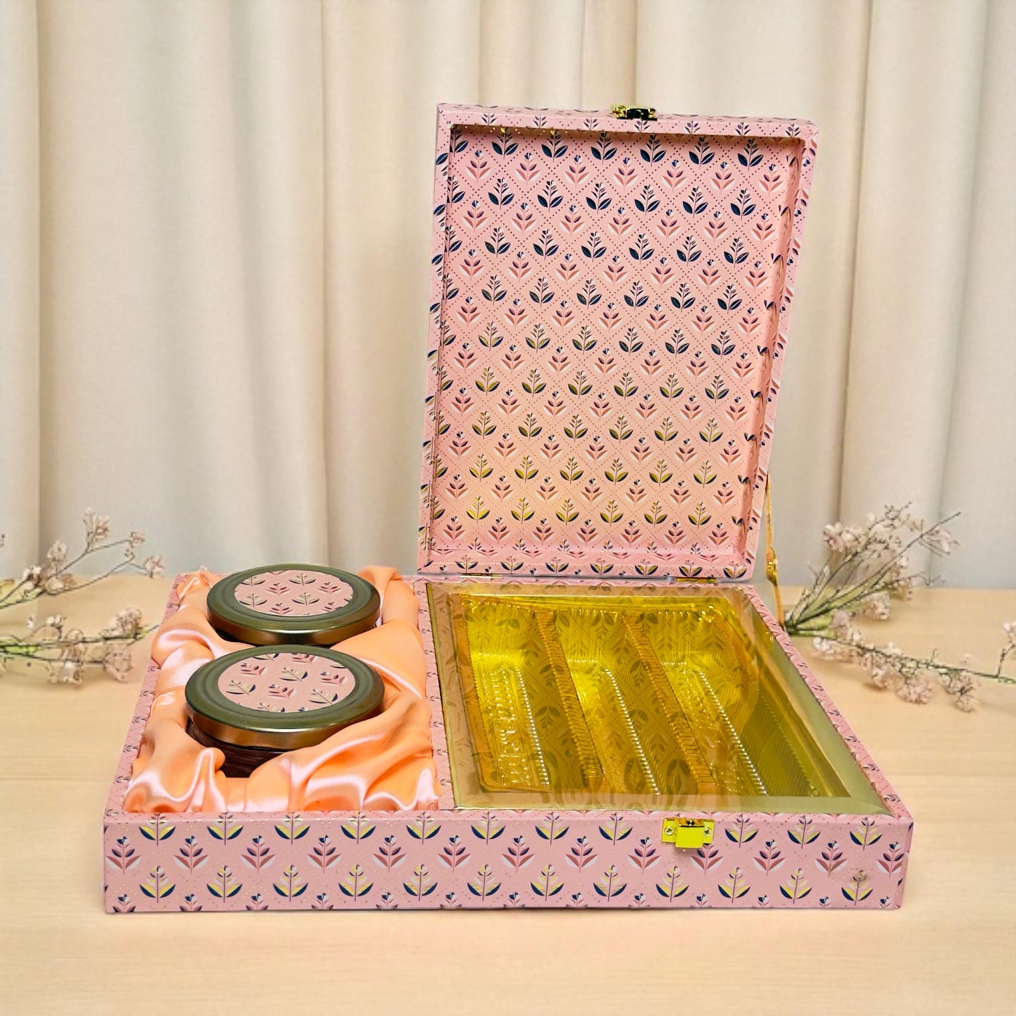 Pink Pattern 2 Jar Hamper