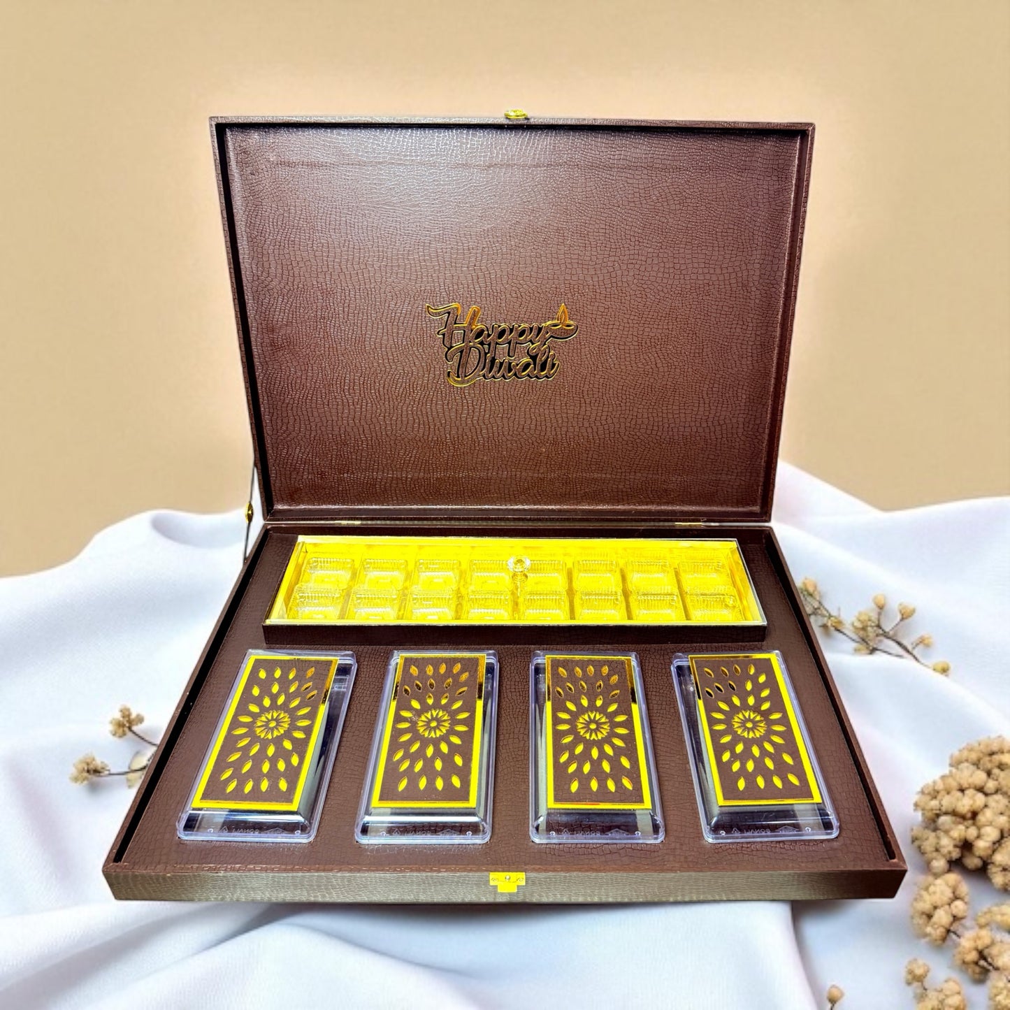 Brown Premium Laser Hamper
