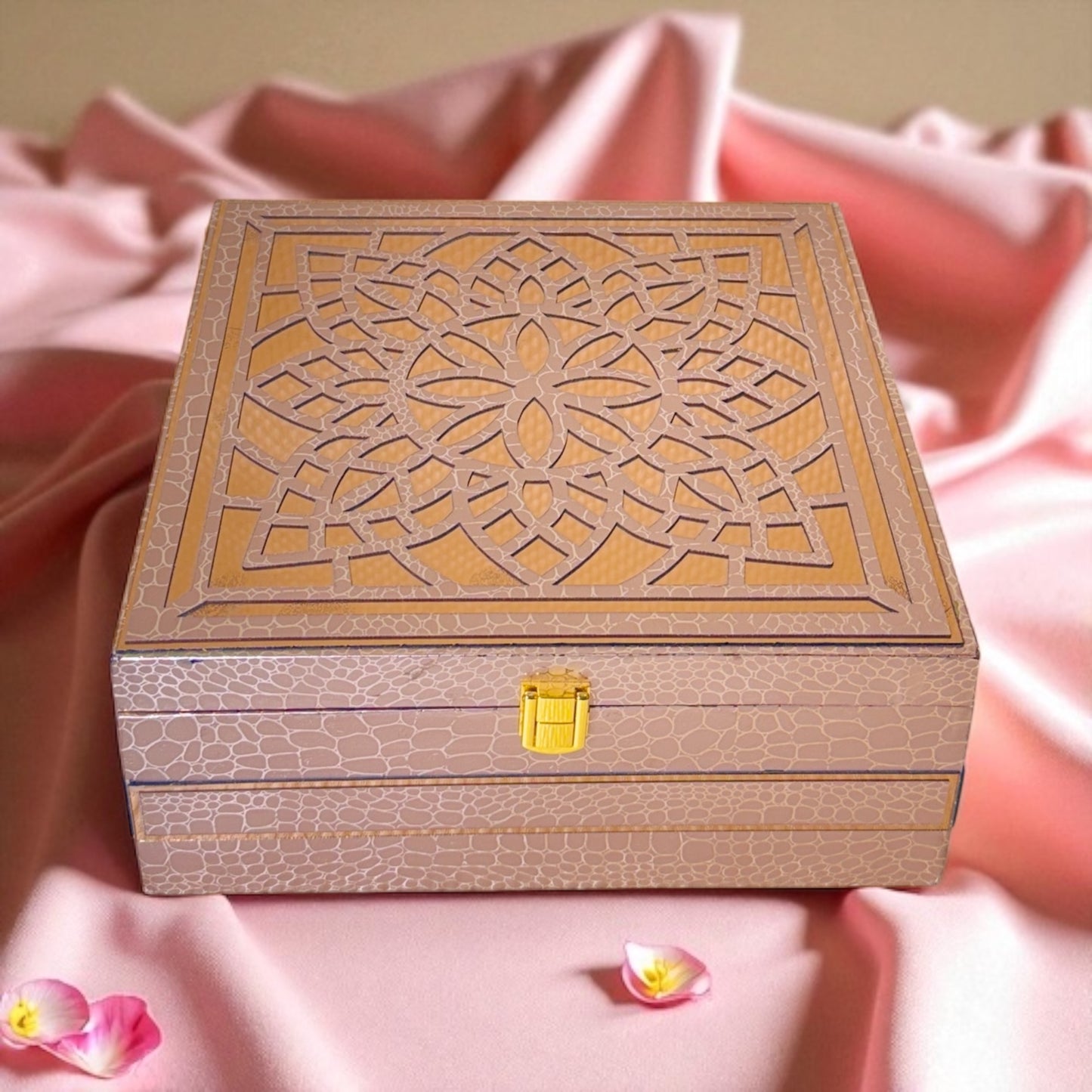 Rose Gold 4 Jar box (With Bag)