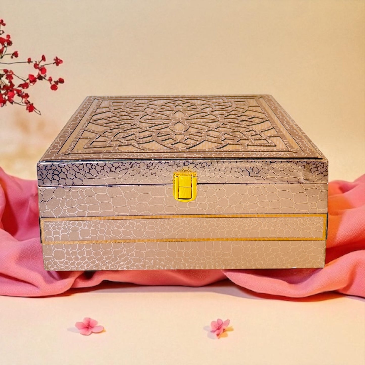 Rose Gold 4 Jar box (With Bag)