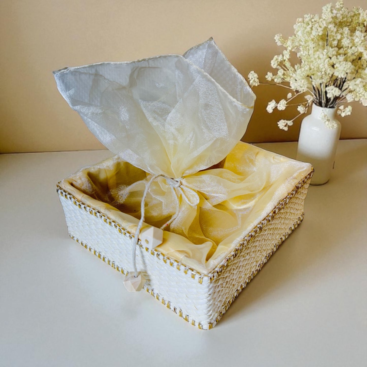 Luxury Square Basket ( set of 3 )