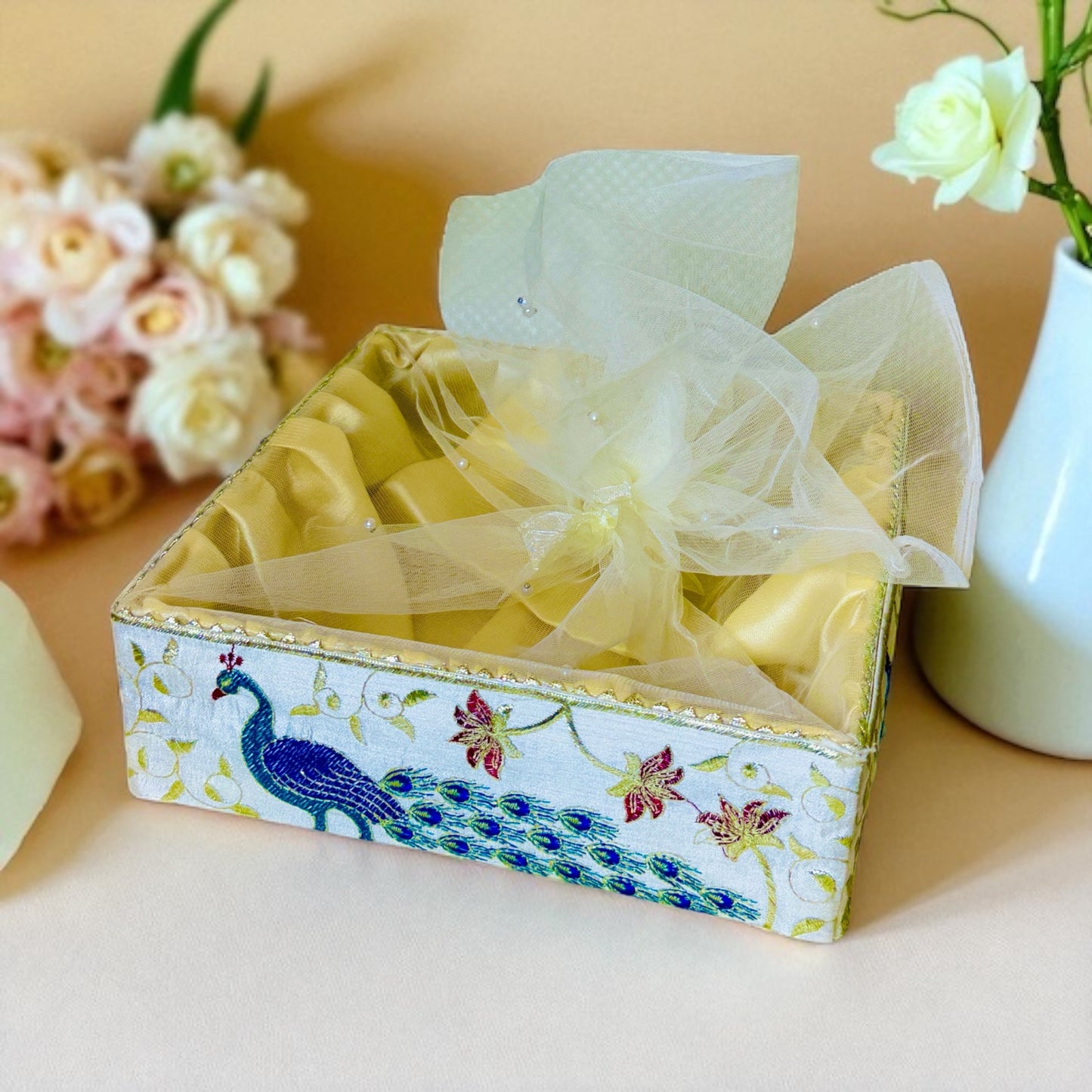 Premium Peacock Basket ( set of 2 )
