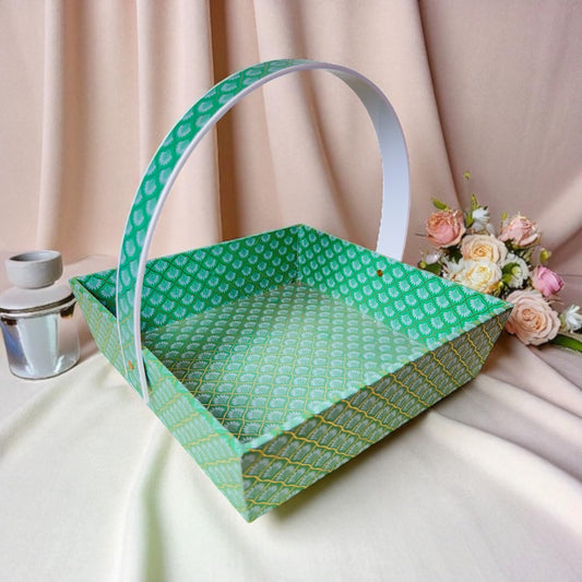 Green MDF Acrylic Handle Tray (Pack Of 10)