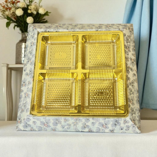 MDF Square Dryfruit Tray (Pack Of 10)