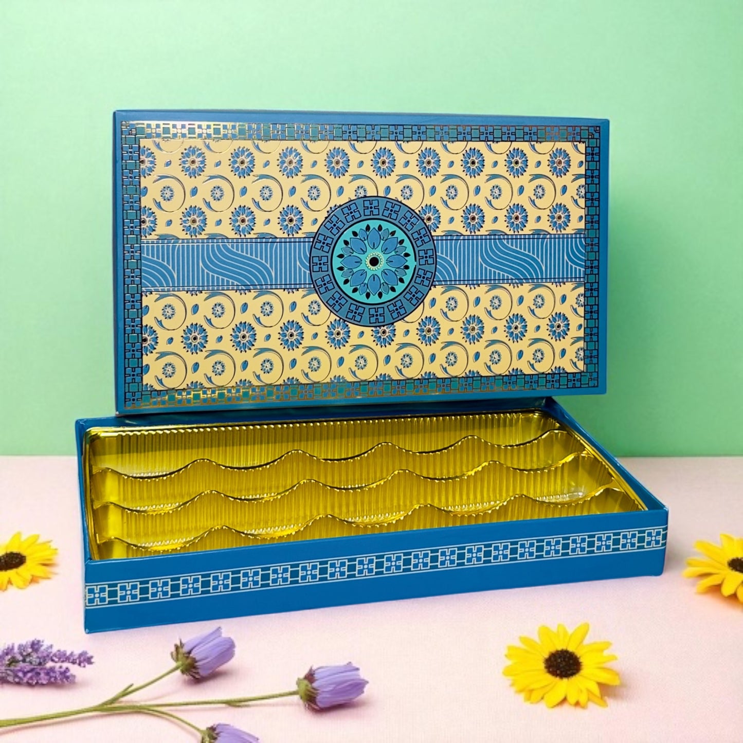 Blue Flower Sweet box(Pack of 10)