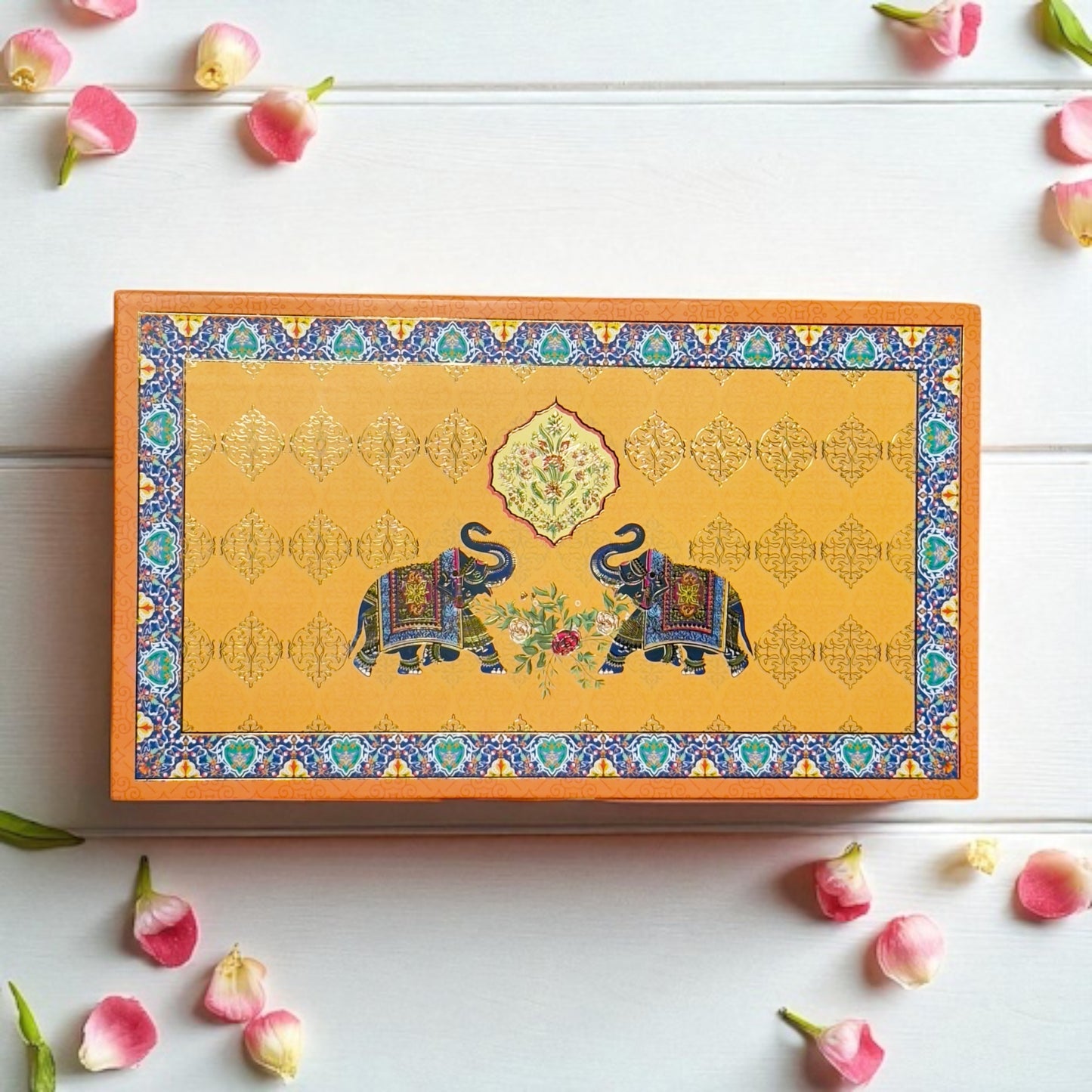 Double Elephant File Sweet Box with bag (Pack of 10)