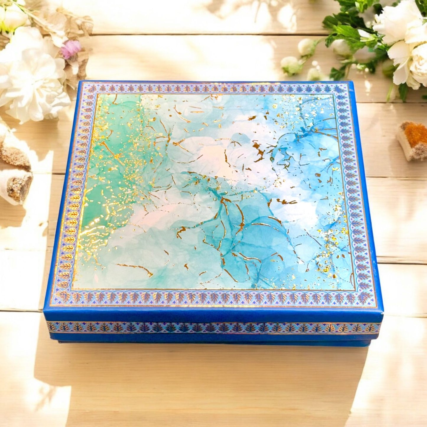 9 Cavity Marble Chocolate Box(Pack of 10)