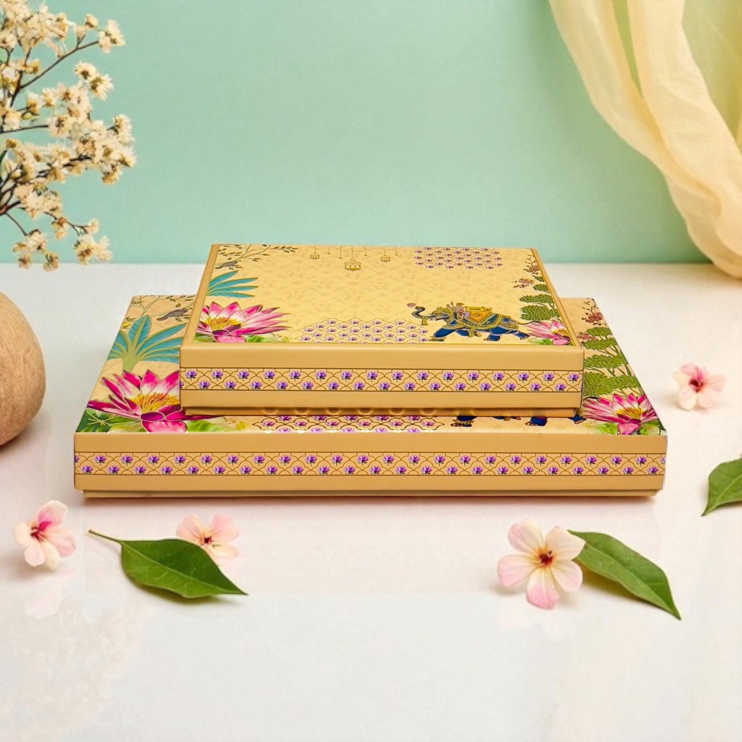 Yellow Lotus Sweet box(Pack of 10)