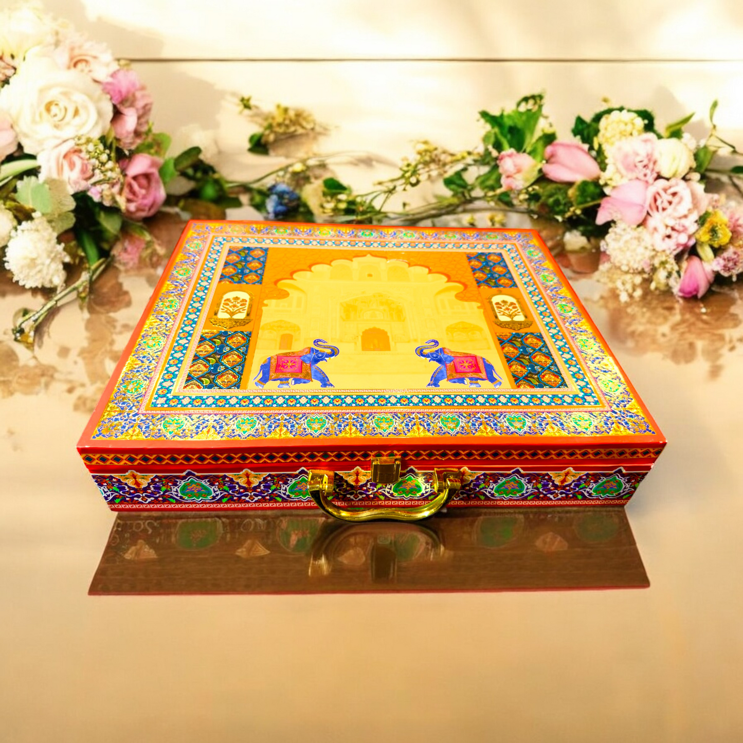Double Elephant Bhaji Box(With bag)