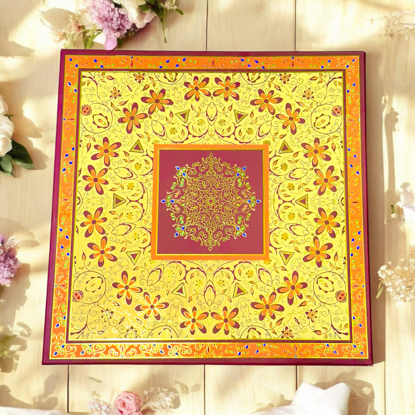 Mahroon Bhaji Box