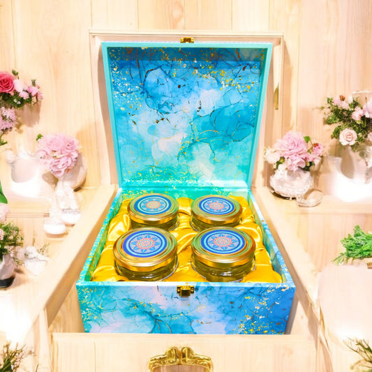 Marble 4 Jar box(With Bag)