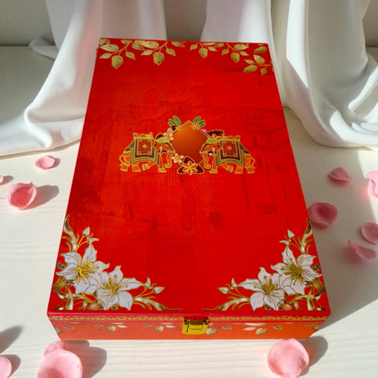 Orange Elephant sweet box (With Bag) Pack Of 10